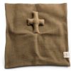 Christian Baby Blanket Slate Blue Organic Cotton-1