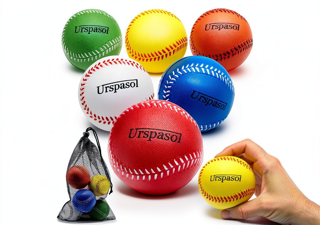 Youth practicing baseball drills with foam balls in a backyard