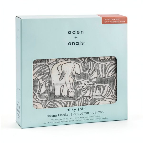 aden + anais Animal Kingdom Muslin Receiving Blanket-1