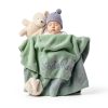 Organic Cotton Baby Blanket patique Sage Green-6
