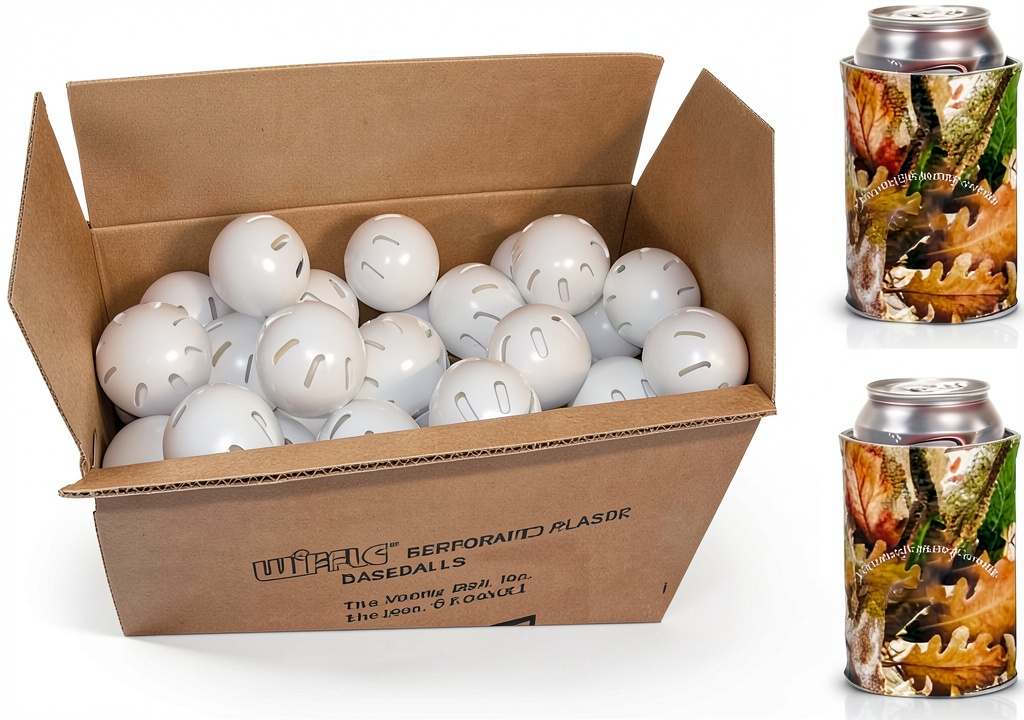 WIFFLE bulk bundle with balls and beverage coolers in a backyard setting