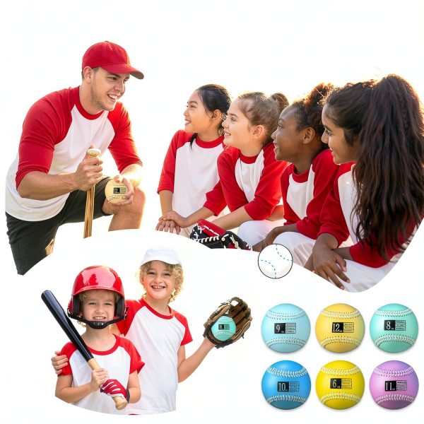 Weighted Softball Set Soulchen PVC Core 9in Adult-5