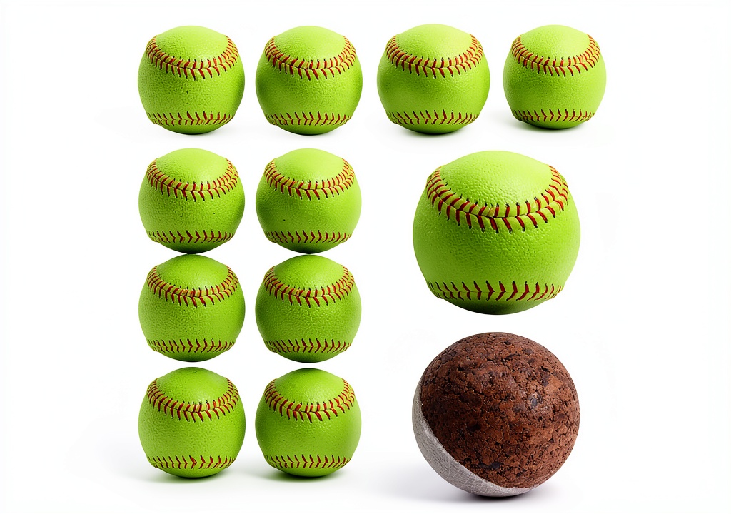 Baisidiwei Softballs in action