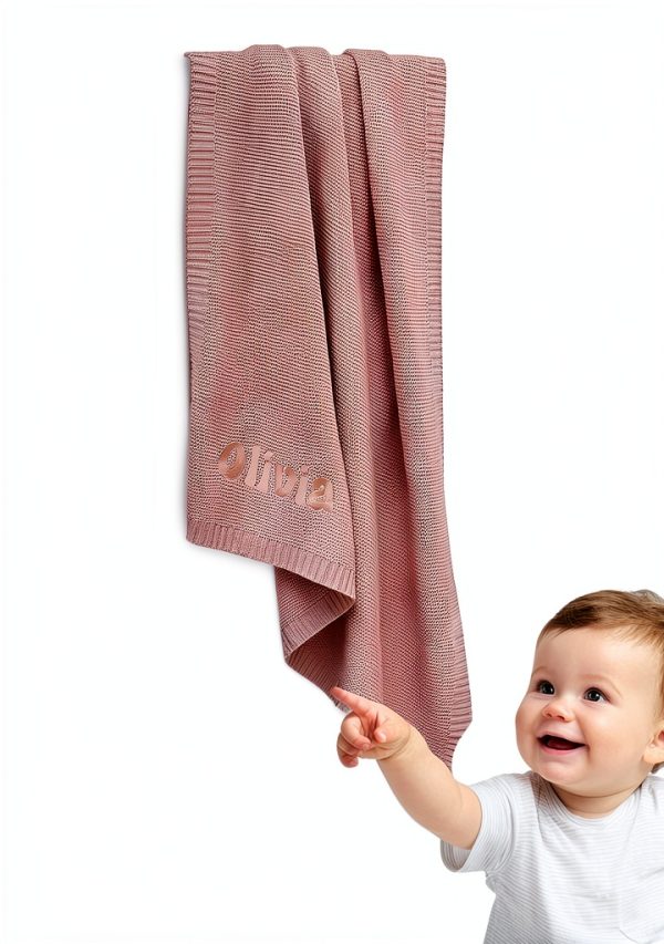 Organic Baby Blanket NICHEBEE 30x40 Soft Cotton-1
