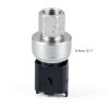 AMARO-AC A/C Pressure Switch Aluminum Black 12V-3