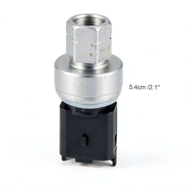 AMARO-AC A/C Pressure Switch Aluminum Black 12V-3