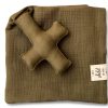 Christian Baby Blanket Slate Blue Organic Cotton-2