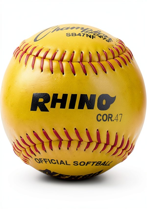 Leather Softball Champion Sports 11 Inch Yellow-0