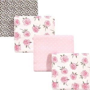 Cotton Flannel Receiving Blankets by Little Treasure-0