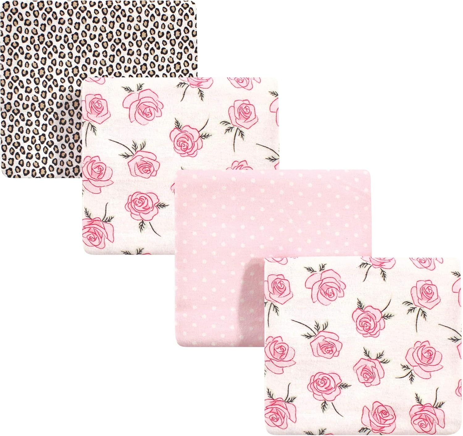Soft cotton flannel receiving blankets