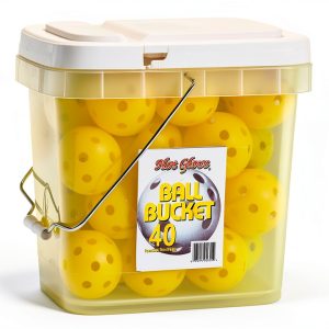 Plastic Baseballs Hot Glove Optic Yellow 40 Count-0