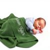 Organic Cotton Baby Blanket patique Sage Green-4