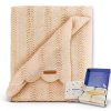 Pinuotu Baby Blanket White Crochet Soft Breathable-0