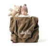 Organic Cotton Baby Blanket patique Sage Green-7