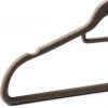 Heavy Duty Velvet Suit Hangers Amazon Basics Gray 50-Pack-6