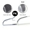 OIKA Non-Slip Plastic Hangers 50 Pack – 16.5in Slim Heavy‑Duty Grey-2
