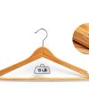 Clothes Hangers by GRANNY SAYS 20 Pack Heavy Duty Wooden Natural Wood-1