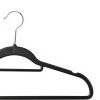 Heavy Duty Velvet Suit Hangers Amazon Basics Gray 50-Pack-3
