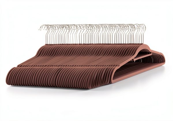 Heavy Duty Velvet Suit Hangers Amazon Basics Gray 50-Pack-0